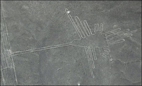 A Nazca glyph