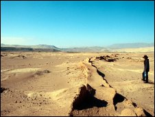 site of Nasca canal