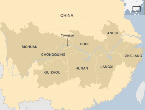 china flooding map