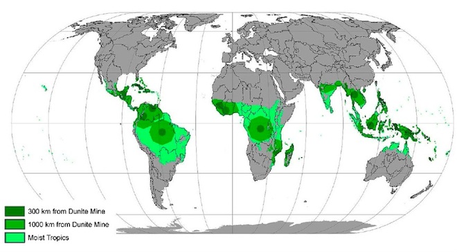 olivine map